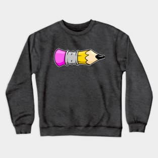 Yellow Number 2 Pencil Crewneck Sweatshirt